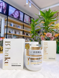 Bộ kem dưỡng trắng da Body sâu giúp phục hồi tái tạo làm trắng làn da xỉn màu Bhaku Whitening Pack 360ml/chai