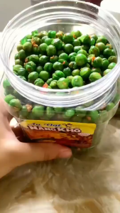 [SPICY & CRUNCHY] Crispy Roasted Peas Garlic & Chili Flavor | Healthy Spicy Snack | Crunchy Green