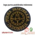 BORDIR LOGO  PPI/PURNA PASKIBRAKA INDONESIA. 