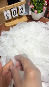 HAKO Găng Tay Vinyl Trong Suốt Không Bột Dùng Chế Biến Thực Phẩm 100 Chiếc Size S M L