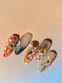1PCS 5D Relief Cartoon Series Nail Art Stickers Kawaii Koi Carp Fish Design Nail Decoration Transfer Slider Decals DIY Accessory. 