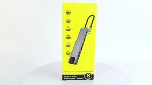 8-in-1 Dock Type C 3.1 to 4k HDMI Hub Adapter for Dell XPS Android Tablets Huawei Laptops