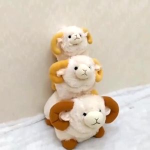 Boneka Domba Tanduk Jantan L Souvenir Aqiqah TERBAIK