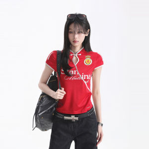zuocisankon | New Chinese Style Slim Fitting Design T-Shirt