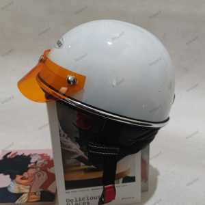 Helm Chip/Club Leopard Lish Chrome Dengan Pet Akrilik bisa COD