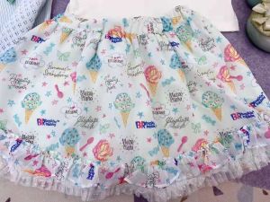  Style Pure Cotton Ice Cream Short Sleeve Bear Cardigan Girls Summer Dress Childrens Clothing Mezzo Piano MP