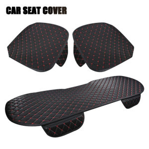 New 3Pcs Car Seat Cover Universal Car Seat Cushion Breathable Comfort Car Seat Protector Pad Car Interior Accessories