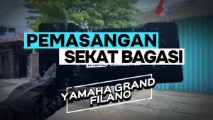 Sekat Bagasi Grand Filano Hybrid Acrylic - Partisi Bagasi Motorcycle Exie Art