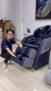 ghế massage toàn thân cao cấp ALISPORT BESTECH Bi lăn trục SL nhiệt hồng ngoại ổn định 45-50 độ - bào hành 6 năm