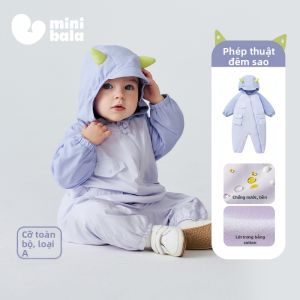 MINI BALA | Bộ Đồ Dài Chống Thấm Nước Cho Bé Yêu Mùa Thu