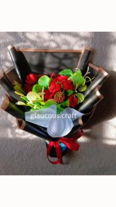 Buket Bunga Artificial Medium - Wisuda - Ulang Tahun