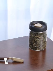 【PLAYFUL】Coffee Bean Glass Storage Jar Sealed Container Vacuum Jar Sealed Food Storage
