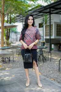 Batik BA---BATIK WANITA ATASAN NEW FASHION MODIS CANTIK
