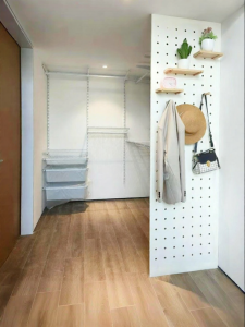 Modern Minimalist Luxury Steel Metal Custom Wardrobe with Sliding & Folding Doors