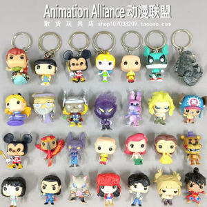 Phim Hoạt Hình Harry Potter My Hero Academy Keychain Toy Collectible Blind Box Car Office Decor Plastic Static Figurine