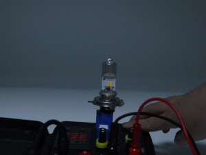 Motorcycle Headlight LED lights Bulbs H4 T19 Two-color beam Motorbike spotlight Scooter