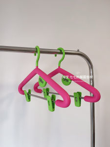 Aromatherapy Clothes Hanger with Clip Thickened Large Size No Trace No Mark Plastic Coat Hanger for Home Use Korean Style
