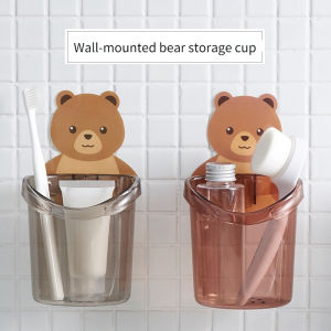 Toothbrush Holder Toothpaste Storage Rack Shaver Tooth Brush Dispenser Bathroom Organizer