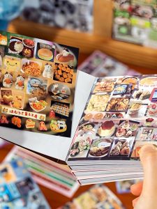 Yu Xian สมุดบันทึกความสุขแบบตัดฟิล์ม กระดาษติดตกแต่งสไตล์วินเทจ สมัยฮาราจูกุ ของใช้สำนักงาน เครื่องเขียน วัสดุอุปกรณ์ ติดกระดาษติดตกแต่ง