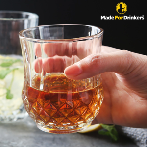 SG SELLER - Old Fashion Classic Whiskey Glasses (Box of 6) [Made For Drinkers] whisky glass / glassware / Bourbon Glasses / Tumblers for Drinking Scotch / Cognac / Irish Whisky / Single Malt [Made For Drinkers]