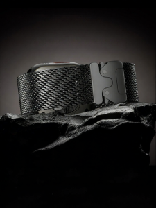 CRAFTSMAN DAI | Pure Titanium Mesh Loop Watch Band with Umbrella Buckle