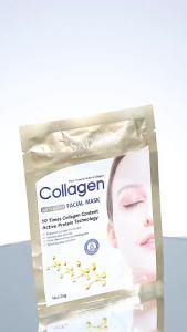 SADOER | 10pcs SADOER Collagen Anti Wrinkle Face Mask Moisturizing Anti Aging Repair Brightening Facial Masks Skin Care