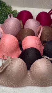 3pcs Paket Henat Bra Kawat Brukat Tanpa Jahitan Cup Jumbo Busa Standar Size 36 38 40 42