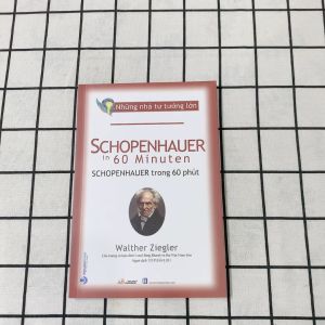 Sách - Những Nhà Tư Tưởng Lớn - Schopenhauer Trong 60 Phút-Vanlangbooks