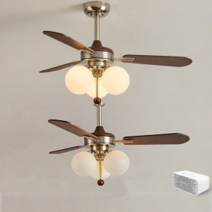 MENGHUANG | Smart Retro Ceiling Fan Light