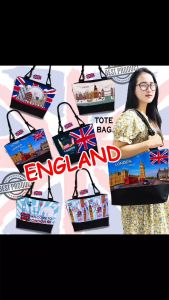Tote Bag England/London Tas Negara england oleh oleh ready 6 motif TSH 001