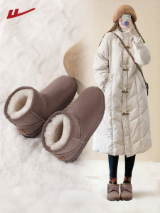 Warrior | Insulated Fur-Lined Thick Winter Snow Boots Short Boots