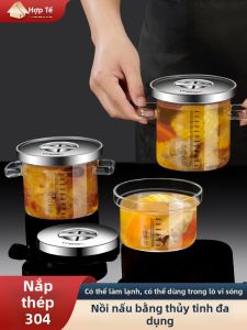 Heqing | Single Serve Glass Stewing Pot With Lid
