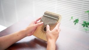 Hluru Kalimba 17 21 Key Kalimba Finger Piano Solid Maple Wood Kalimba Thumb Piano Keyboard Musical Instrument Mbira for Beginner
