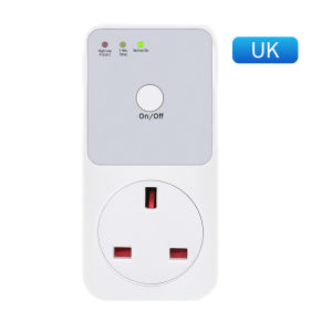 Automatic Voltage Protector Socket AC 220V Power Surge Safe Protector Voltage Current Detector Relay EU FR US UK Plug Switcher
