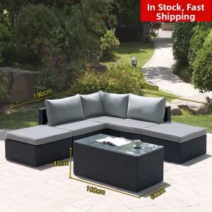 TENGFUZI | Waterproof Rattan Sofa