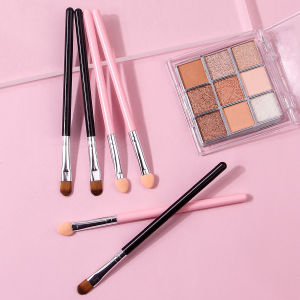 6 Chiếc Bộ Cọ Trang Điểm Mắt Đa Năng Di Động Xốp Phấn Mắt Dụng Cụ Làm Đẹp Cho Kem Che Khuyết Điểm Phấn Mắt Kem Nền