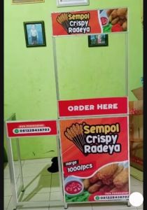 Booth Portable Ekstra Large/ Gerobak Usaha/ Simple mudah dibawa