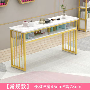 Internet Celebrity Nail Table and Chair Suit New Arrival Minimalist Economical Nail Salon Table Japanese Entry Lux Single Double Nail Table