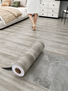 Thickened Self-Adhesive Wood Grain PVC Floor Stickers Waterproof Wear-resistant Home Decorations Patch up Decals