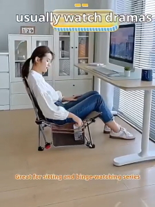 SUOMUEN Camping Foldable Recliner Chair Ultra-Light Aluminum Outdoor Lounge Chair Beach Camping