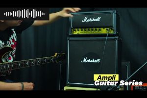 Ampli Gitar 7 Inch 3 Input Ada Bluetooth Efek Distorsi & Efek Delay Bisa Untuk Karaoke Bonus Kabel Jacksenar Gitar Hanger