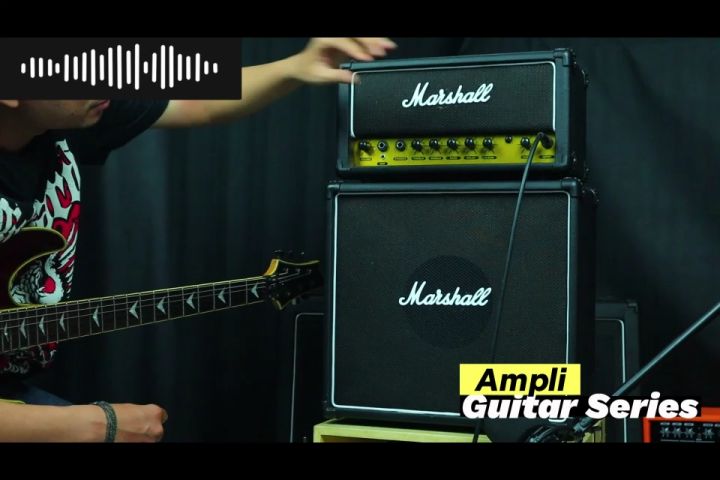 ampli gitar 7 inch 3 input ada bluetooth efek distorsi & efek delay bisa untuk karaoke bonus kabel jack,senar gitar, hanger