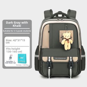 Burden-reducing Spine-protecting Water-resistant Fall-prevention School Backpack