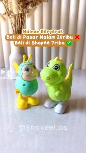 MwnToys Mainan Anak Putar Jalan Bentuk Trex Dino SS1705