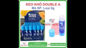[SIÊU SALE] COMBO 2 chai Hồ Khô dán giấy Double A Khô Nhanh Không Độc Hại giúp bé ham học.