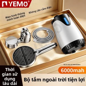 YEMO | Bơm Tắm Điện Di Động với Thiết Bị Tắm Tự Hút Nước