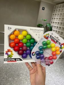 Portable Multifunctional Stress Relief 3D Intelligent Bead Toy