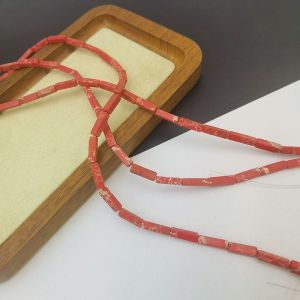 ลูกปัดทรงสี่เหลี่ยมจัตุรัสยาว DIY อุปกรณ์สร้อยคอ ต่างหู เครื่องประดับผม วัสดุที่น่ารัก 30 ลูกปัด/สาย คริสตัลธรรมชาติ เครื่องประดับแฟชั่น