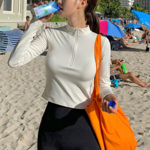 Womens Single Piece Swimming Vest Top Tube Bikini Underwear Nylon Material Diving Suit Bottoms Outdoor Camping Travel Gear