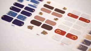 Stiker Kuku Murah / Nail Art Sticker / Nail Art Stiker / Nail Art & Sticker DQ Series Premium / stiker kuku 14pcs / stiker kuku / stiker murah / stiker nail art